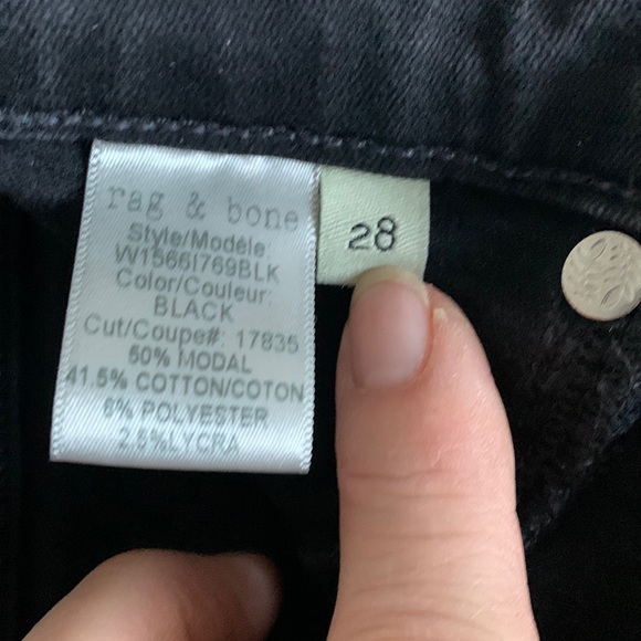2 for $75 rag & bone jeggings - Black - Picture 5 of 9